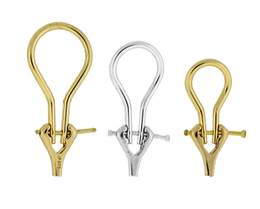 18K EARRING OMEGA CLIPS  3077-18K