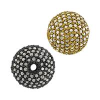 14K Ball Black Diamond Bead