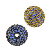 14K Ball Blue Sapphire Bead