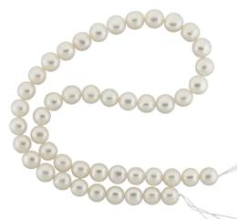 Freshwater Pearl White 9-10mm Graduated Potato