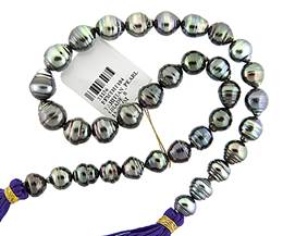 Tahitian Pearl 10mm to 12mm Graduated Drop (1)