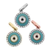 14K Diamond Evil Eye Charms (B)