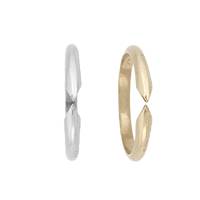 14K Half Round 6 Prong Ring Shank