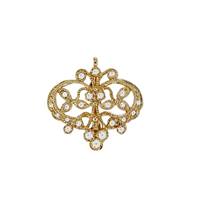 Gold Vermeil Cubic Zirconia Enhancer
