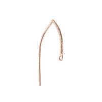 Rose Gold Vermeil Marquise Earwire Earring