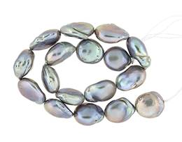 Freshwater Pearl Grey 15-17mm Graduated Baroque