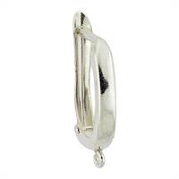 Sterling Silver U-Shape Leverback Earring