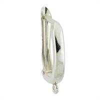 Sterling Silver U-Shape Leverback Earring