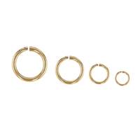 10K Gold Open Jump Ring 0.64mm Wire (22 Gauge Wire)