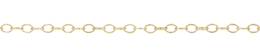 14K Gold Chain 2.5mm Width Screw Wire Chain