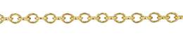 18K Gold Round Cable Chain