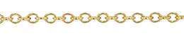 18K Gold Round Cable Chain