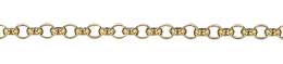 18K Gold 1.4mm Width Belcher Rolo Chain