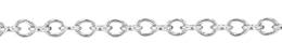 3.3mm Width Sterling Silver Round Cable Chain