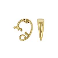 Gold Vermeil 9x5mm Enhancer