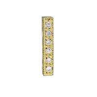 Vermeil Cubic Zirconia 12mm Dividers