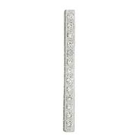 Rhodium Silver Cubic Zirconia 25mm Dividers