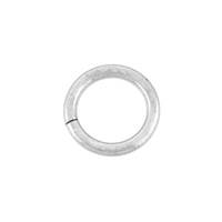 Rhodium Silver Open Jumpring 1.0mm Thick 18-Gauge