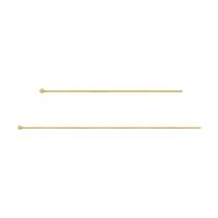 14K Gold 1mm Ball Headpin