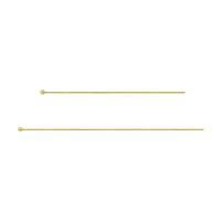 14K Gold 1mm Ball Headpin