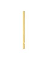 14K Earring Friction Post .66mm by 13mm