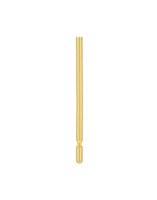 14K Earring Friction Post .66mm by 13mm