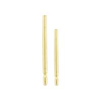 14K Earring Friction Post 0.76mm Thick