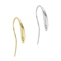 14K Long Rounded Earwire Earring