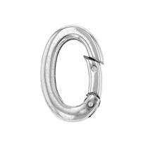Sterling Silver Oval Spring Ring Clasp
