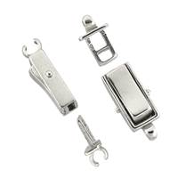 Sterling Silver Box Bracelet Chain Clasp