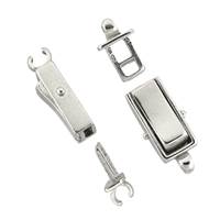Sterling Silver Box Bracelet Chain Clasp