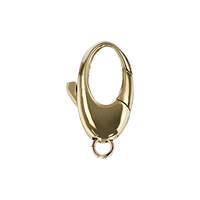 14K Fancy Oval Lobster Clasp
