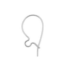 Sterling Silver Kidney Earwire Earring