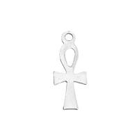 Sterling Silver 11mm Short Cross Charm