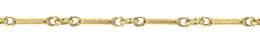 1.45mm Width Bar Gold Filled Chain