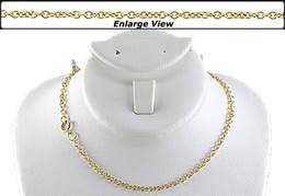 Gold Filled Ready to Wear 2.1mm Round Cable Chain