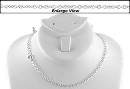 Sterling Silver Ready to Wear 2.1mm Round Cable Chain