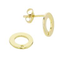 Vermeil Circle Earring