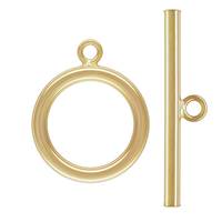 Gold Filled Toggle Clasp 15mm Ring