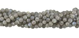 Labradorite Bead Faceted Ball Shape Grade A