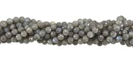 Labradorite Bead Faceted Ball Shape Grade A-