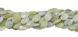 Multi-Aquamarine Bead Oval Shape Faceted Gemstone