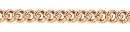 4.7mm Width Curb Rose Gold Filled  Chain