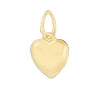 14K Puffy Heart Charm