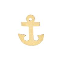 Gold Filled Ship Anchor Flat Sheet 11mm Charm