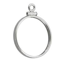 US Nickel Coin Sterling Silver Bezel