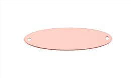 Rose Gold Filled Blank-ID Bracelet Oval 32X9mm