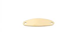 Gold Filled Blank-ID Bracelet Oval 19X6mm