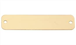 Gold Filled Blank-ID Bracelet Rectangle 45X10mm