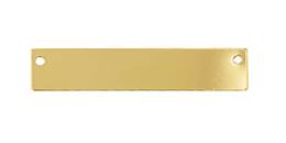 Gold Filled Blank-ID Necklace Rectangle 32X6.4mm